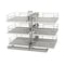 Rev-A-Shelf Steel, Gray, 32.62 in W, 26.5 in H, 20.4 in L, Gray 53PSPE3-18SC-GR - alternate 1